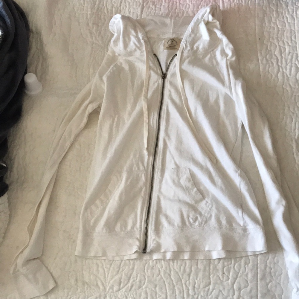 White hoodie